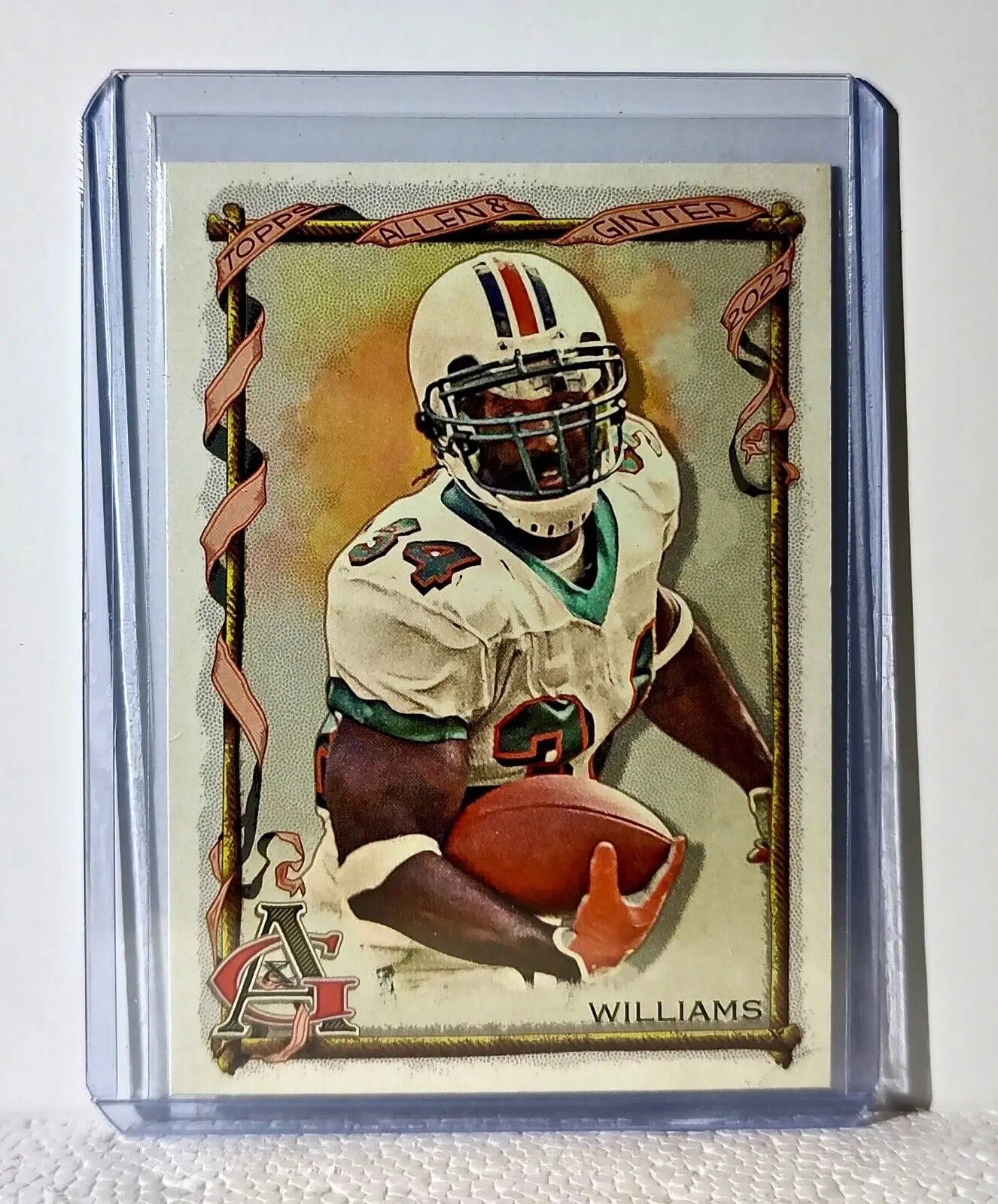 Ricky Williams 2023 Topps Allen & Ginter NFL #413 Football Card Miami Dolphins