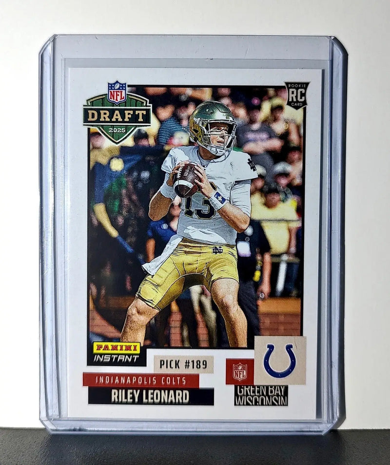 Riley Leonard Rookie 2025 NFL Draft #40 Card Indianapolis Colts 1 of 785 - Football Card Single