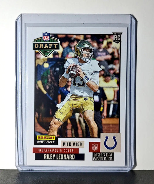 Riley Leonard Rookie 2025 NFL Draft #40 Card Indianapolis Colts 1 of 785 - Football Card Single