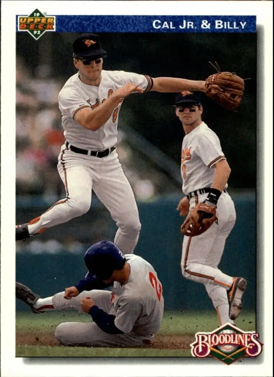 Ripken Brothers 1992 Upper Deck MLB #82 Baseball Card Baltimore Orioles - Baseball Card Single