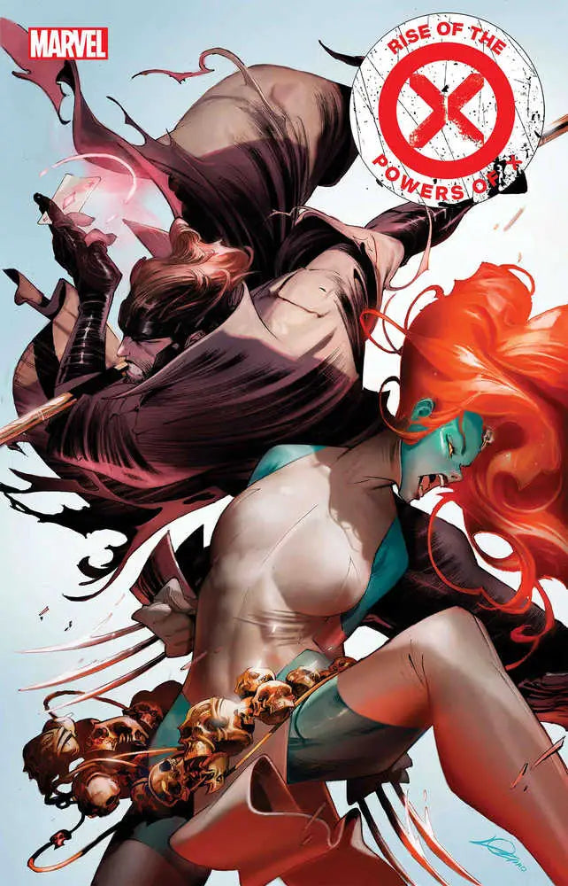 Dynamic action poses on Rise Of The Powers Of X #1 Alexander Lozano Variant comic cover