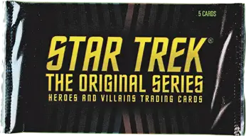 RIttenhouse 2013 Star Trek TOS Heroes & Villains Trading Card Pack - Non-Sport Sealed