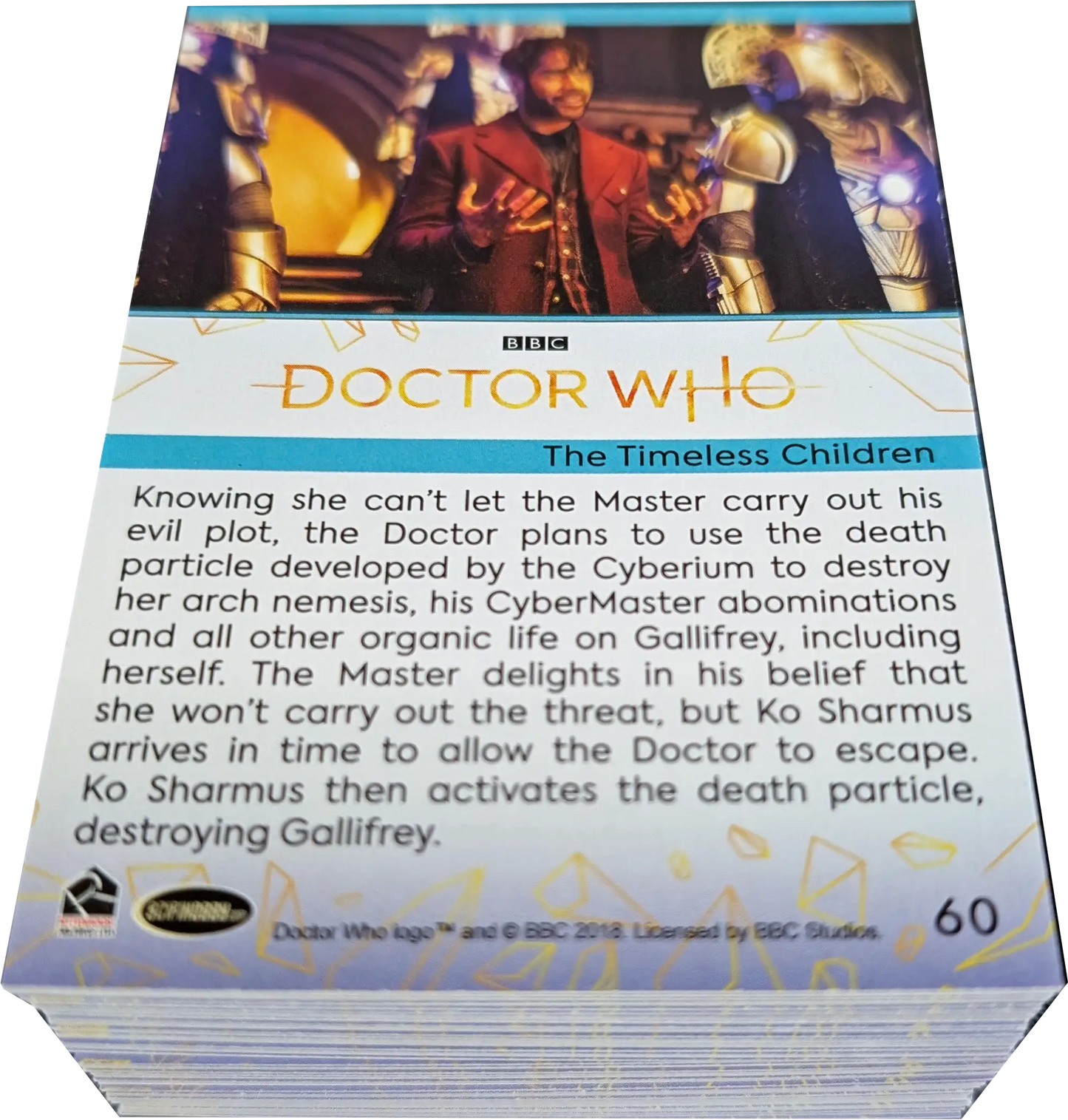 Doctor Who trading card from Rittenhouse 2022 card base set featuring The Timeless Children