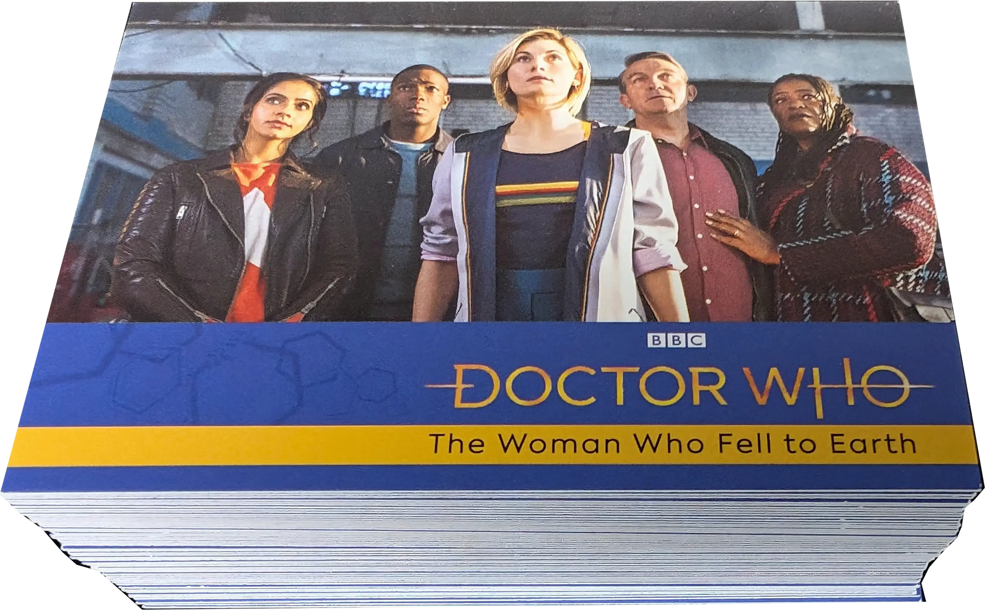 DVD or Blu-ray box set of Doctor Who The Woman Who Fell to Earth with 2022 Card Base Set