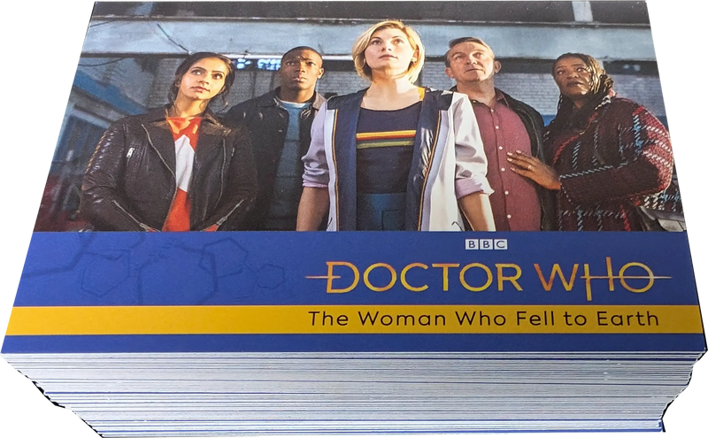 DVD or Blu-ray box set of Doctor Who The Woman Who Fell to Earth with 2022 Card Base Set