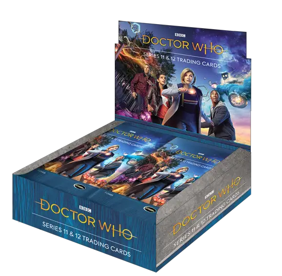 Doctor Who trading card display box for Rittenhouse 2022 limited edition numbered boxes