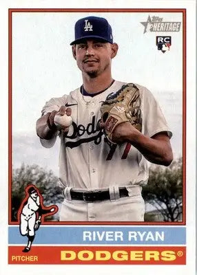 River Ryan - 2025 Topps Heritage - #45 - RC Baseball - Baseball Card Single