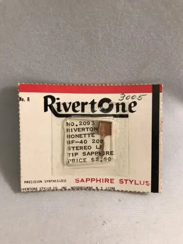 Rivertone sapphire stylus for Ronette stereo LP tip in Rivertone #2093 product