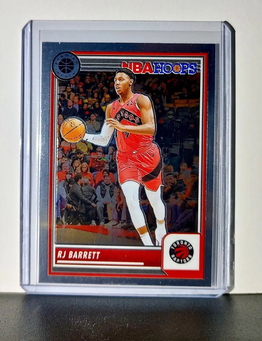 RJ Barrett 2023-24 Panini Premium Stock NBA Hoops #158 Card Toronto Raptors - Basketball Card Single