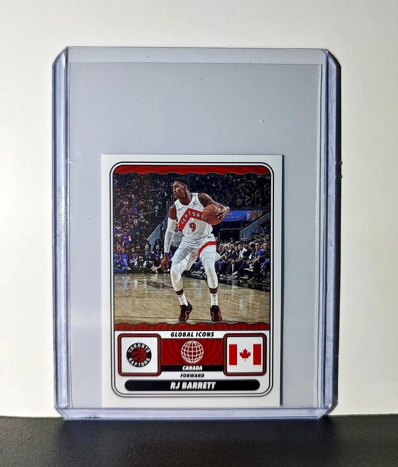 RJ Barrett Global Icons 2024-25 Panini NBA #78 Sticker Card Toronto Raptors - Basketball Card Single