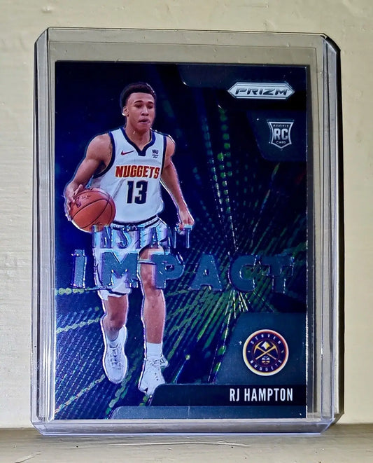RJ Hampton 2020-21 Panini Prizm Instant Impact NBA #10 Rookie Basketball Card - Basketball Card Single