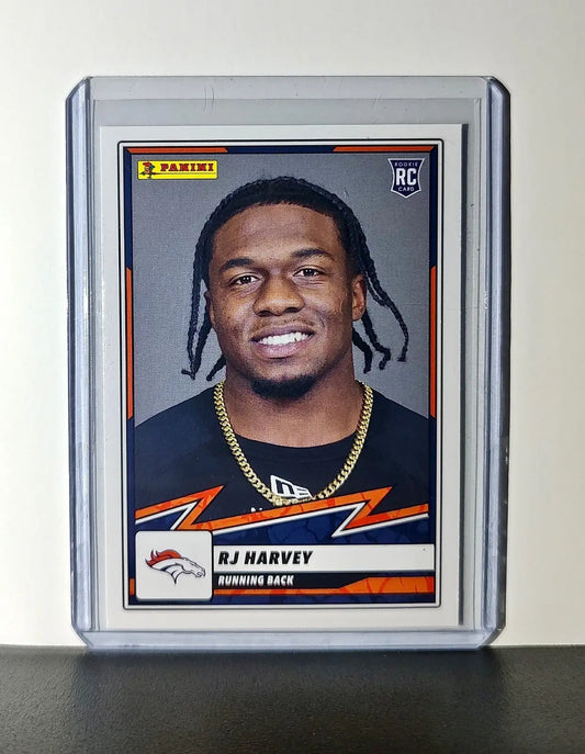 RJ Harvey Rookie 2025 Panini NFL #89 Sticker Card Denver Broncos - Football Card Single