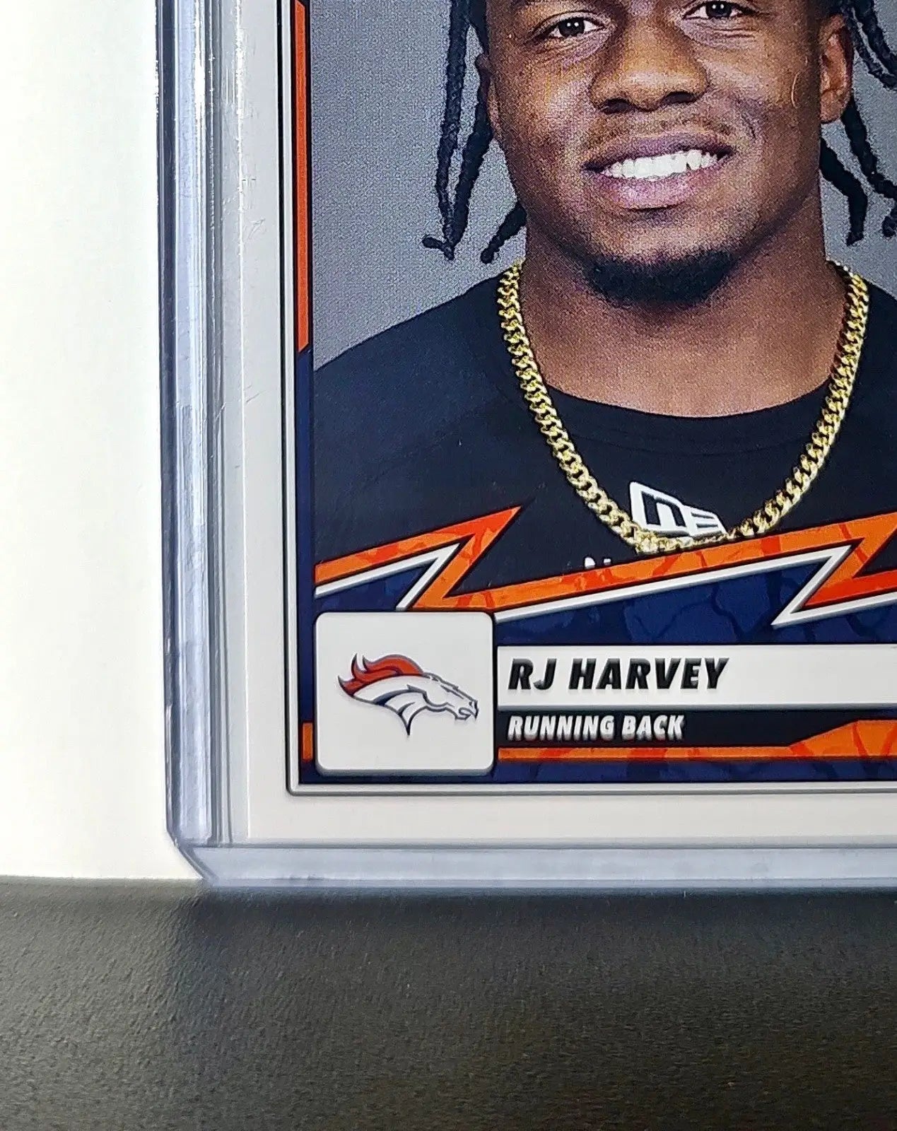 RJ Harvey Rookie 2025 Panini NFL #89 Sticker Card Denver Broncos - Football Card Single