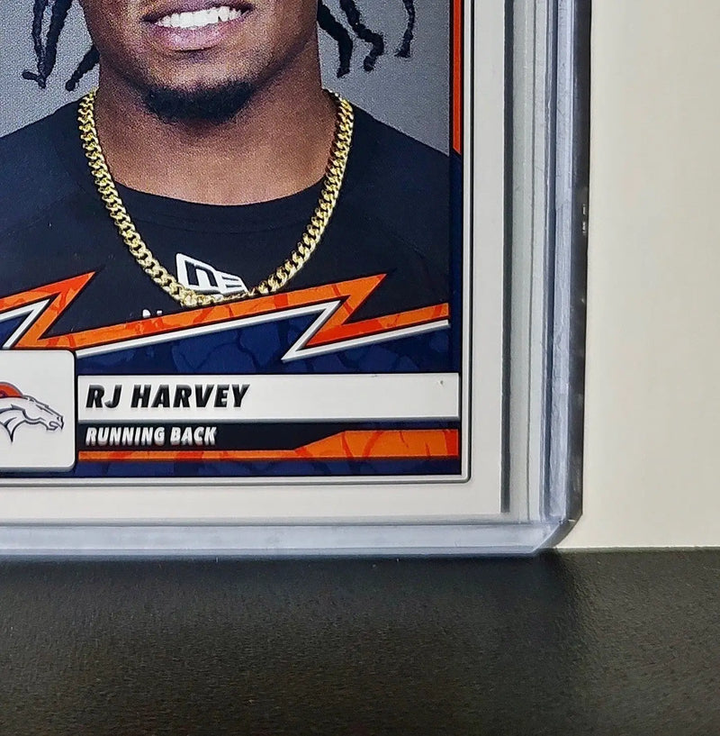 RJ Harvey Rookie 2025 Panini NFL #89 Sticker Card Denver Broncos - Football Card Single
