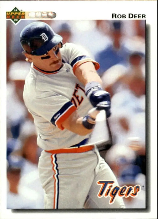 Rob Deer 1992 Upper Deck MLB #294 Baseball Card Detroit Tigers - Baseball Card Single