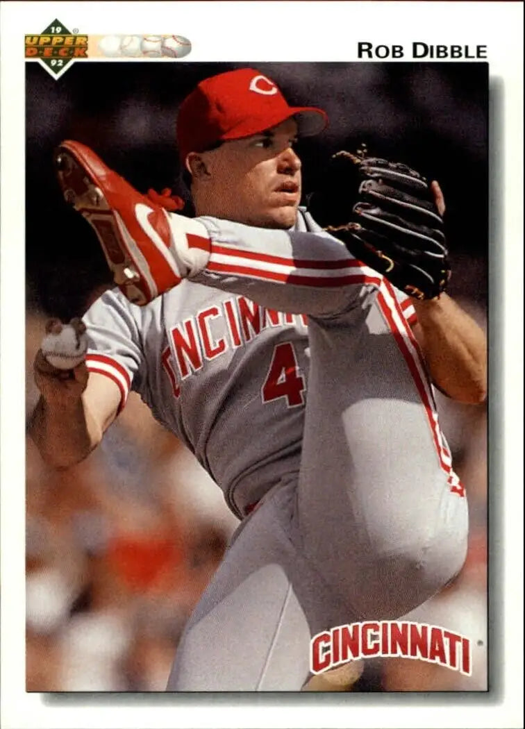 Rob Dibble 1992 Upper Deck MLB #142 Baseball Card Cincinnati Reds - Baseball Card Single