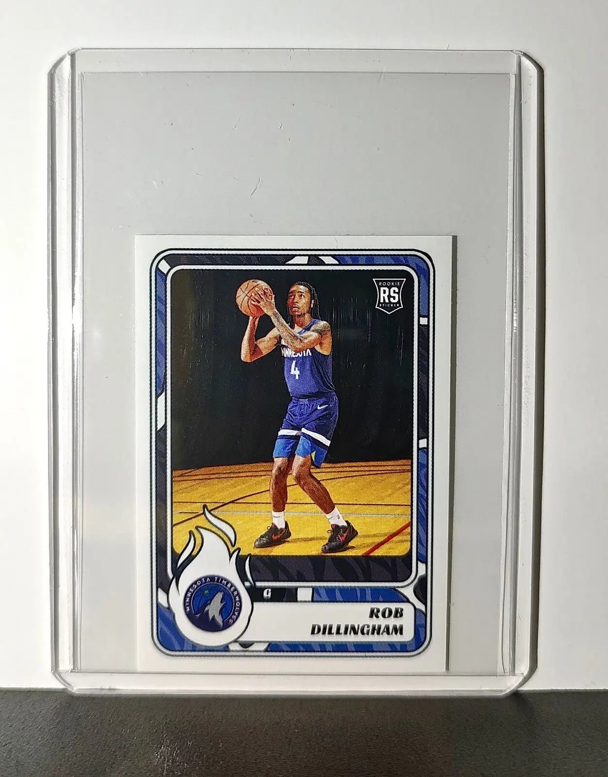 Rob Dillingham Rookie 2024-25 Panini NBA #393 Sticker Minnesota Timberwolves - Basketball Card Single