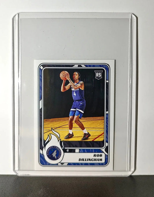 Rob Dillingham Rookie 2024-25 Panini NBA #393 Sticker Minnesota Timberwolves