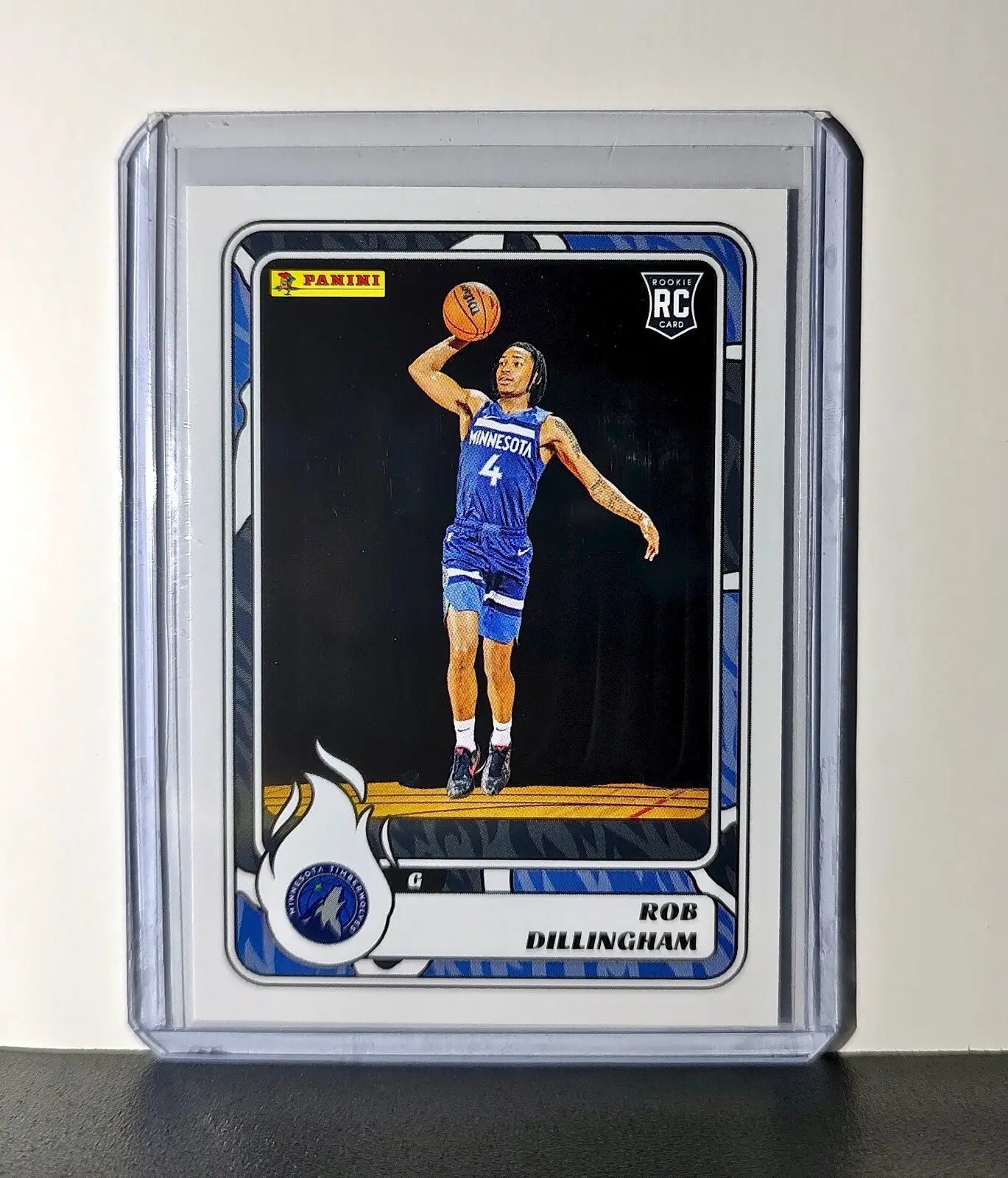 Rob Dillingham Rookie 2024-25 Panini NBA #91 Sticker Card Minnesota Timberwolves