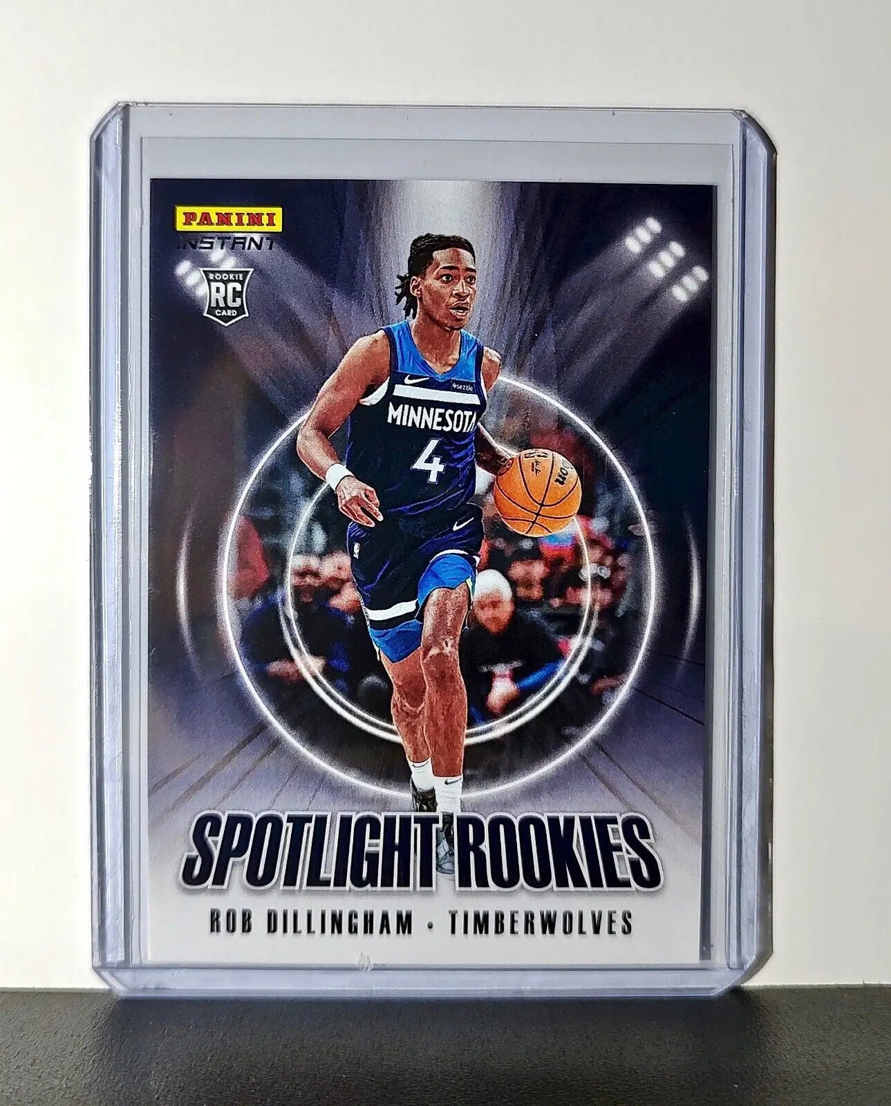 Rob Dillingham Rookie 2024-25 Panini Spotlight Rookies NBA #8 Wolves 1 of 170 - Basketball Card Single