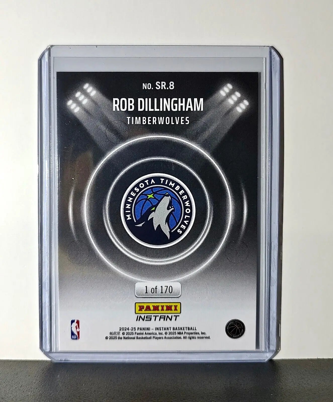 Rob Dillingham Rookie 2024-25 Panini Spotlight Rookies NBA #8 Wolves 1 of 170 - Basketball Card Single