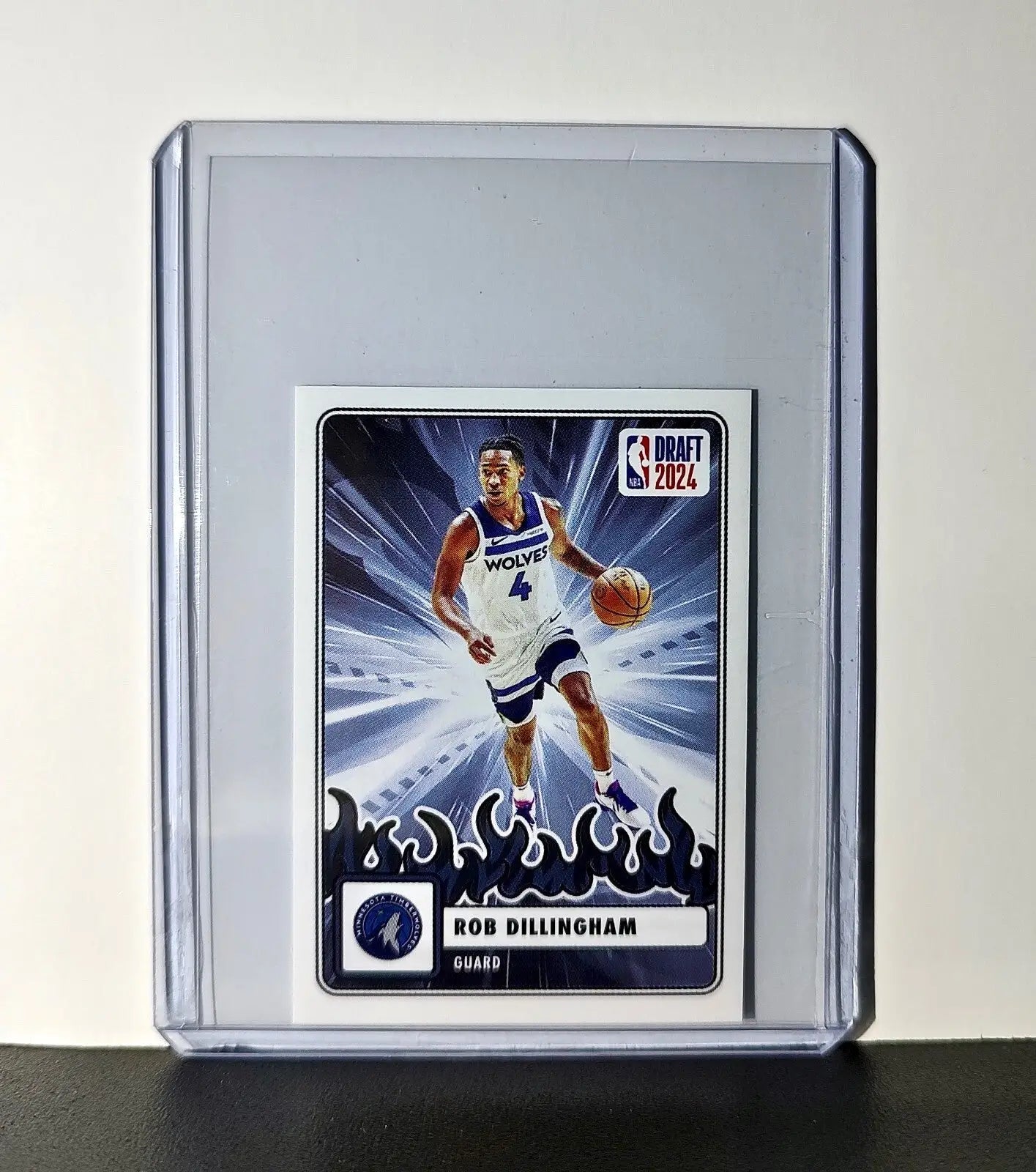 Rob Dillingham Rookie Draft 2024-25 Panini NBA #86 Sticker Card Timberwolves