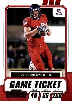 Rob Gronkowski - 2021 Panini Contenders Draft Picks - #100 - Football - Football Card Single