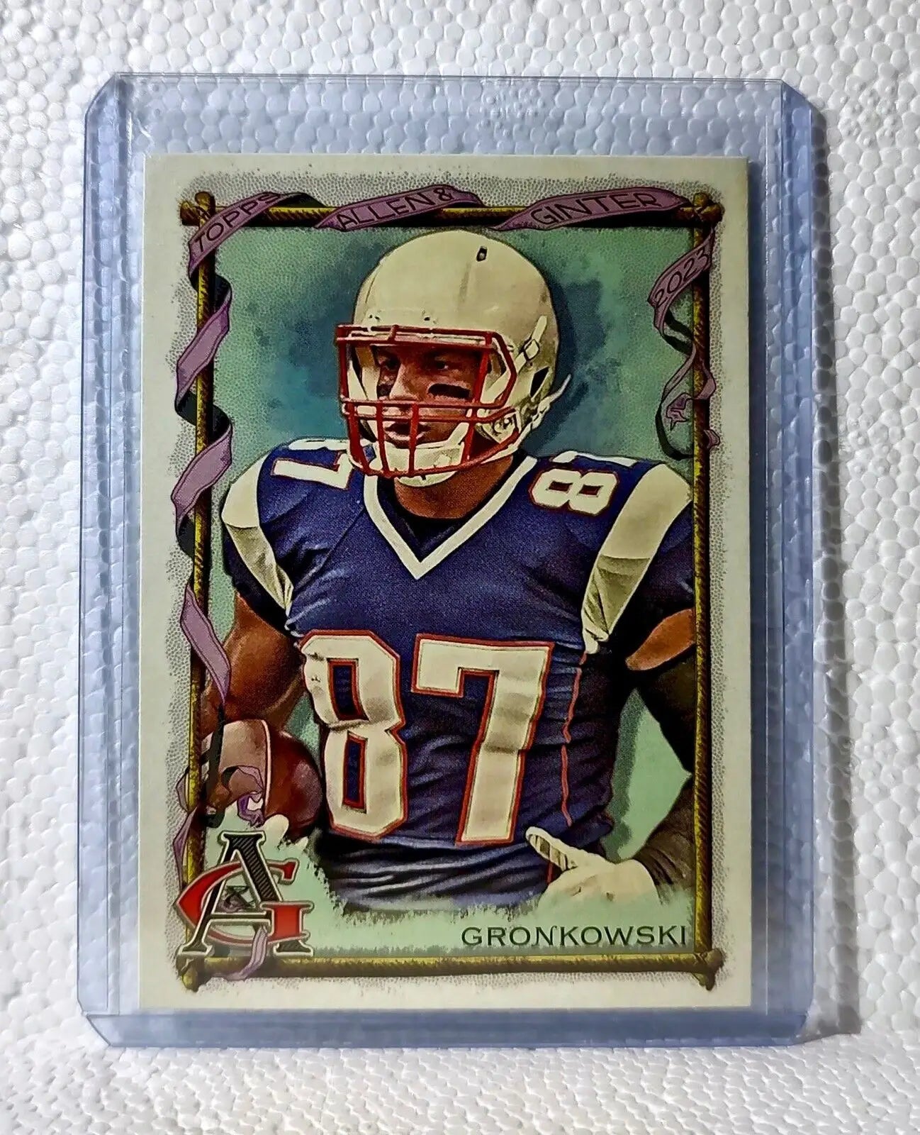 Rob Gronkowski 2023 Topps Allen & Ginter #407 Football Card New England Patriots - Football Card Single