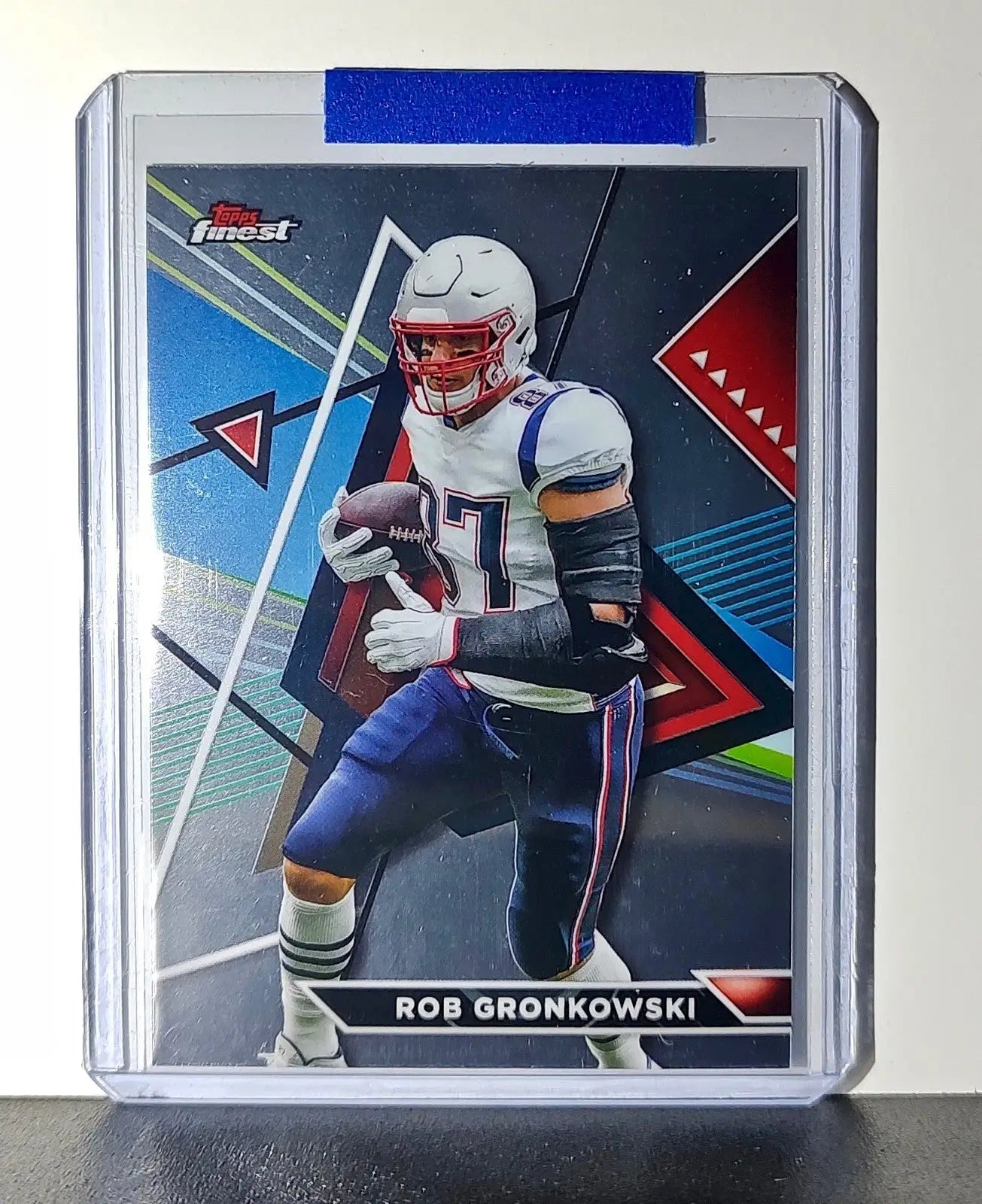 Rob Gronkowski 2023 Topps Finest NFL #213 Football Card New England Patriots - Football Card Single