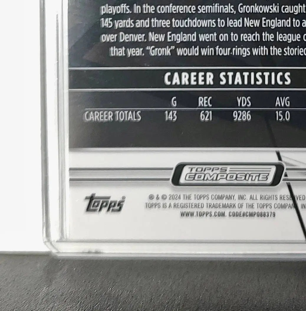 Rob Gronkowski 2023 Topps Finest NFL #213 Refractor Card New England Patriots - Football Card Single