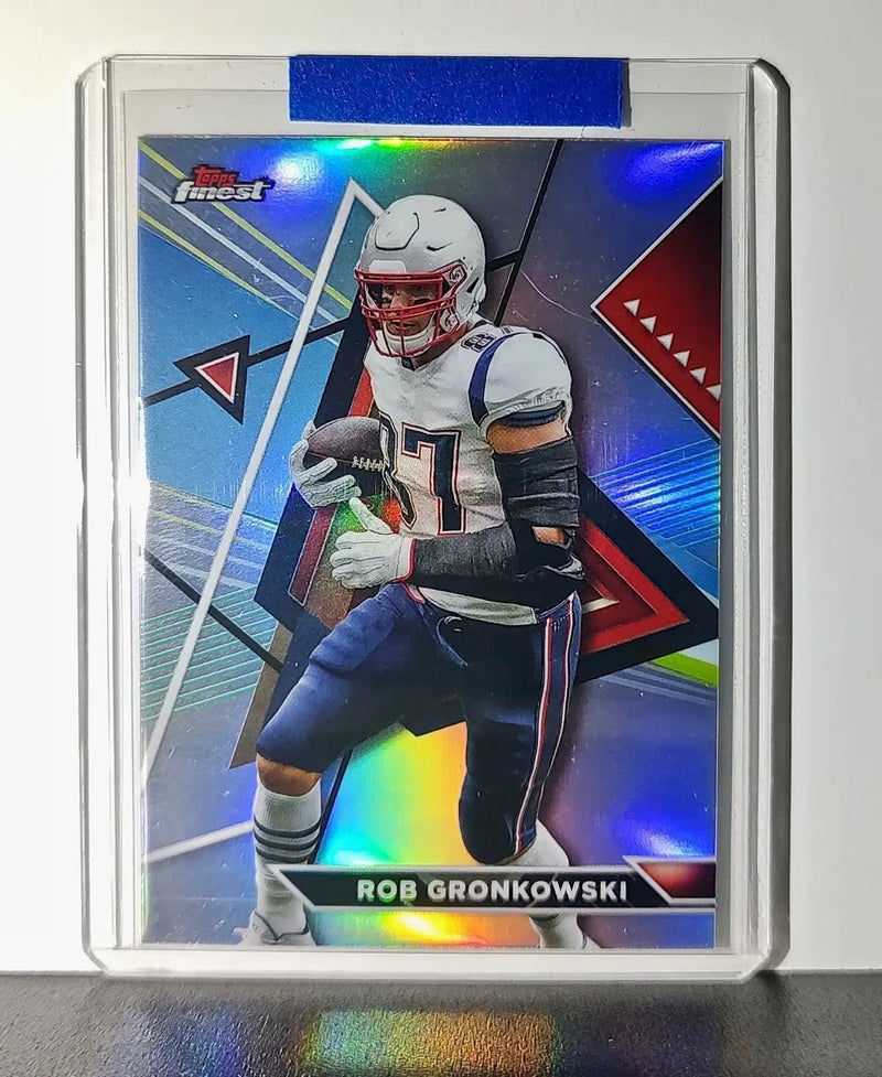 Rob Gronkowski 2023 Topps Finest NFL #213 Refractor Card New England Patriots - Football Card Single