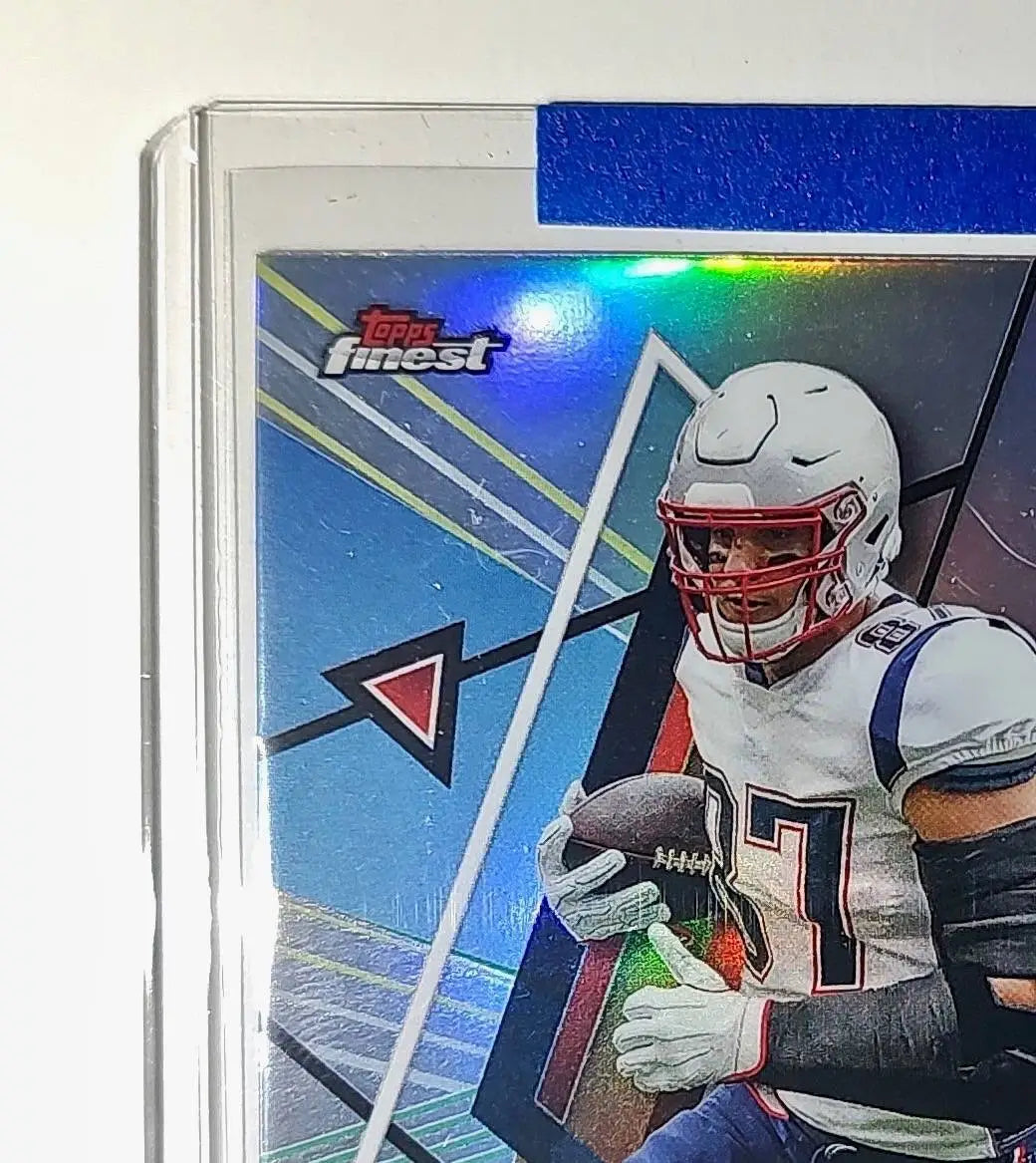 Rob Gronkowski 2023 Topps Finest NFL #213 Refractor Card New England Patriots - Football Card Single