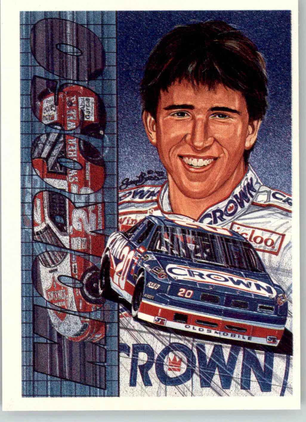 Rob Moroso - 1992 Maxx (Red) - #6 - Sam Bass Racing - Racing Card Single