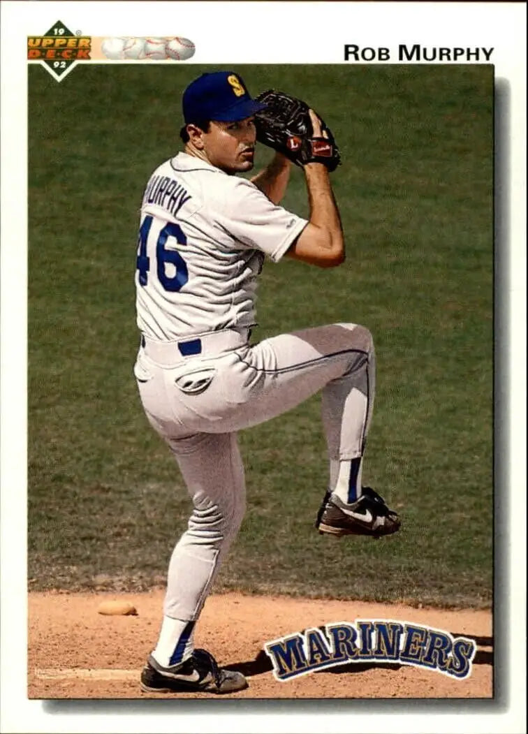 Rob Murphy 1992 Upper Deck MLB #639 Baseball Card Seattle Mariners - Baseball Card Single