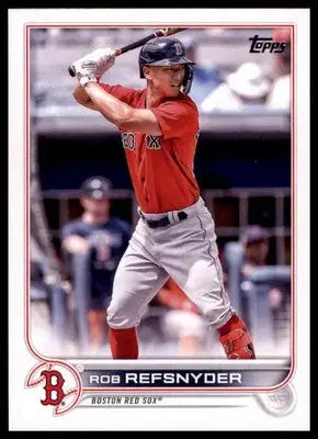 Rob Refsnyder 2022 Topps Update #US129 Boston Red Sox - Baseball Card Single