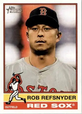 Rob Refsnyder - 2025 Topps Heritage - #213 - Baseball - Baseball Card Single