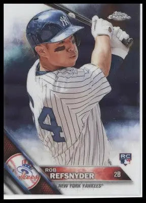 Rob Refsnyder Rookie 2016 Topps Chrome #24 New York Yankees
