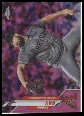 Robbie Ray 2020 Topps Chrome Pink Refractor #192 Arizona Diamondbacks - Baseball Card Single