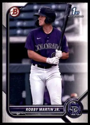Robby Martin Jr. 2022 Bowman Prospects #BP-43 Colorado Rockies - Baseball Card Single