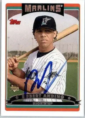 Robert Andino - 2006 Topps - #313 - RC AUTO Baseball - Baseball Card Single
