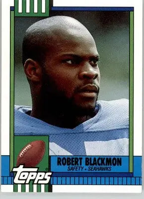Robert Blackmon - 1990 Topps Traded - #58T - Rookie Football - Football Card Single
