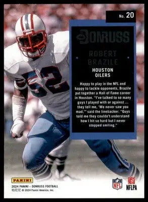 Robert Brazile 2024 Donruss Retro 1994 #20 Houston Oilers