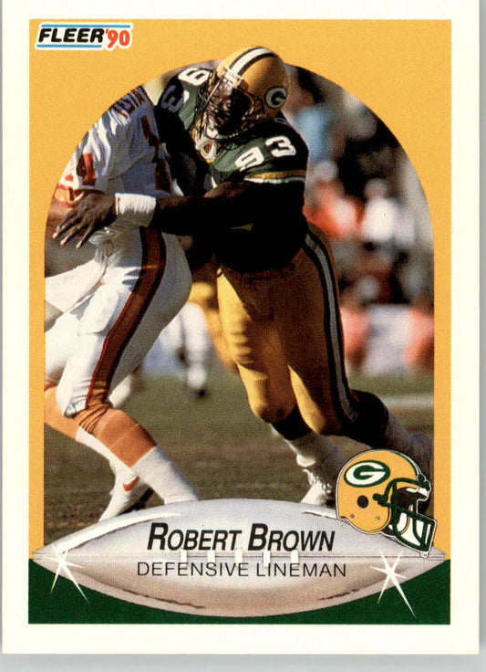 Robert Brown - 1990 Fleer Update - #U-96 - Football - Football Card Single