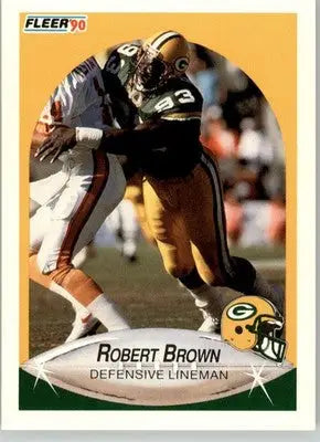 Robert Brown - 1990 Fleer Update - #U-96 - Football - Football Card Single