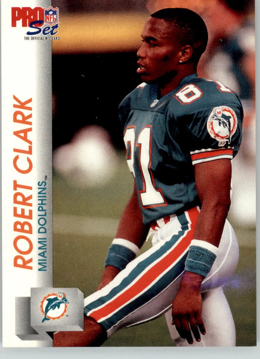 Robert Clark - 1992 Pro Set - #554 - Football - Football Card Single