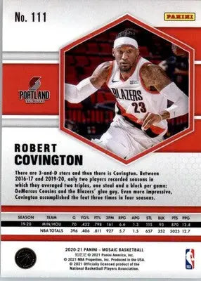 Robert Covington - 2020-21 Panini Mosaic - #111 - Basketball - Basketball Card Single
