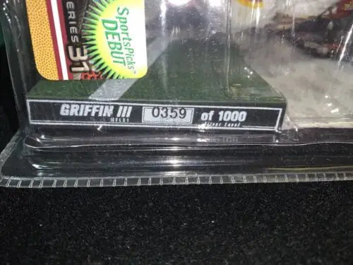 Robert Griffin III action figure, 2012 McFarlane Series 31 White Variant Redskins