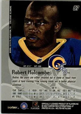Robert Holcombe - 1999 SkyBox Molten Metal - #87 - Football - Football Card Single