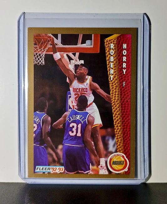 Robert Horry 1992-93 Fleer NBA #347 Card Houston Rockets - Basketball Card Single