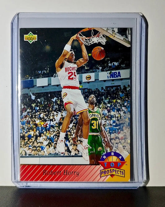 Robert Horry 1992-93 Upper Deck NBA #464 Top Prospect Card Houston Rockets - Basketball Card Single